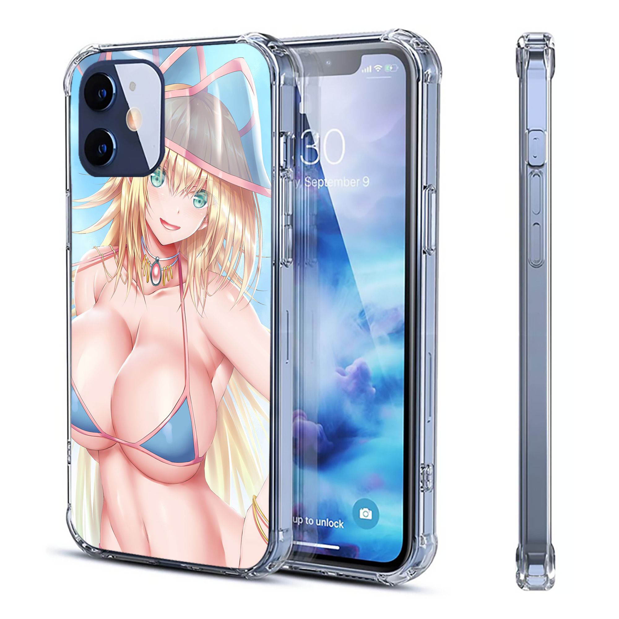 （画像用） 遊☆戯☆王 Yu-Gi-Oh! 【iPhone 12シリーズ対応】透明スマホケース（クリアソフトケース）